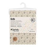 Funda De Edredón Kids 150x200/Almohada 45x75+15cm 100% Algodón Travel Menta / Beige