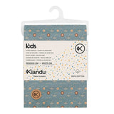 Funda De Edredón Kids 150x200cm/Almohada 45x75+15cm 100% Algodón Jungle Beige / Azul