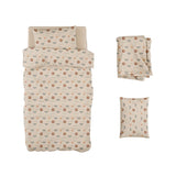 Funda De Edredón Kids 150x200cm/Almohada 45x75+15cm 100% Algodón Jungle Beige / Azul