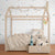 Funda De Edredón Kids 150x200cm/Almohada 45x75+15cm 100% Algodón Jungle Beige / Azul