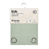 Cortina Anillas Kids 135x250cm Algodón Travel Menta