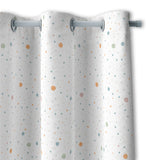 Cortina Anillas Kids 135x250cm Algodón Jungle Beige