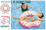Rueda hinchable Donut rosa Intex 107x99 cm