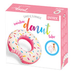 Rueda hinchable Donut rosa Intex 107x99 cm