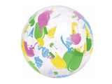 Pelota Hinchable Playa Decorada 51cm, Multicolor