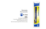 Blister Rotulador Permanente – Azul Punta Biselada 2-4 mm